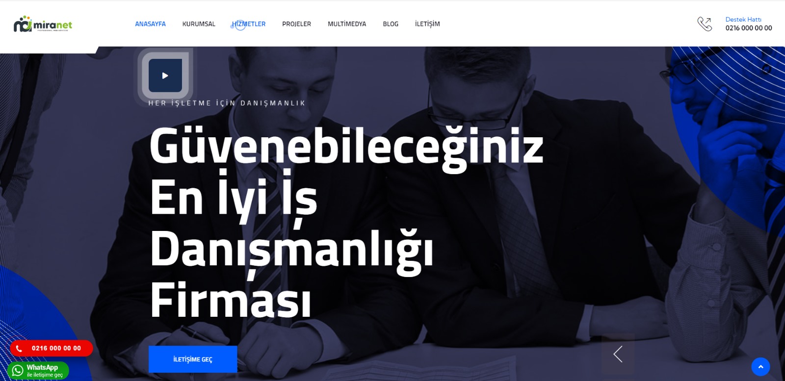 kurumsal web sitesi tasarımı scripti mira net İnternet ve bilişim